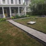Paver Installation - Paver Stones Placed, Stamford 2016