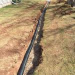 French Drain Install, East Meredith 2017